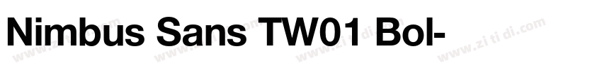 Nimbus Sans TW01 Bol字体转换